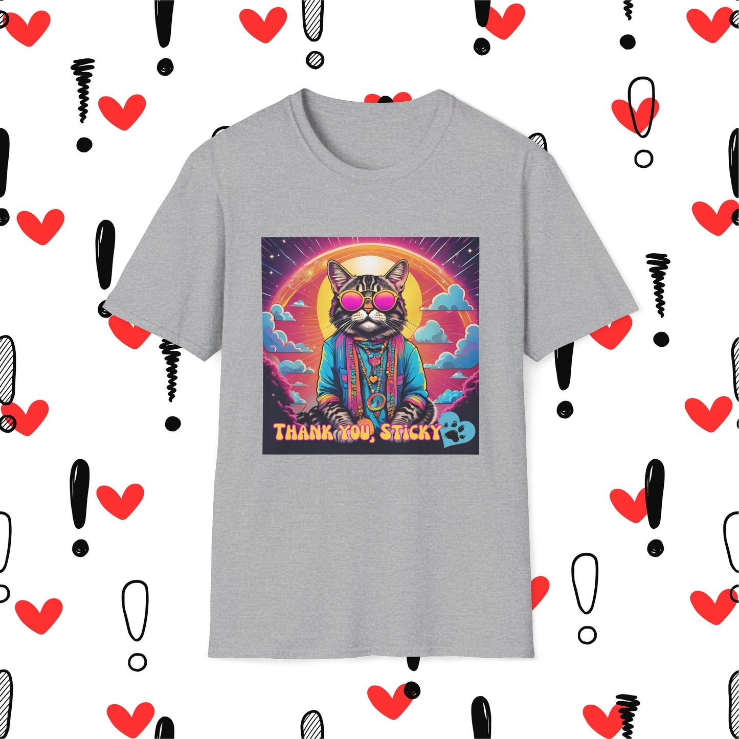 Thank You Sticky - Graphic T-Shirt - Unisex Softstyle Tee
