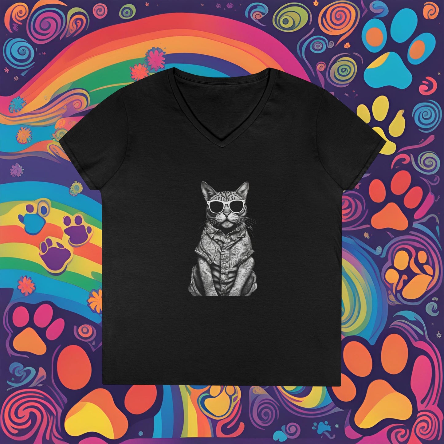 Sticky Coloring Book Design #5 - V-Neck