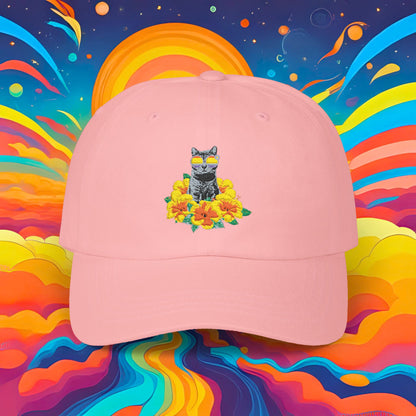 Hibiscus Sticky Classic Dad Cap