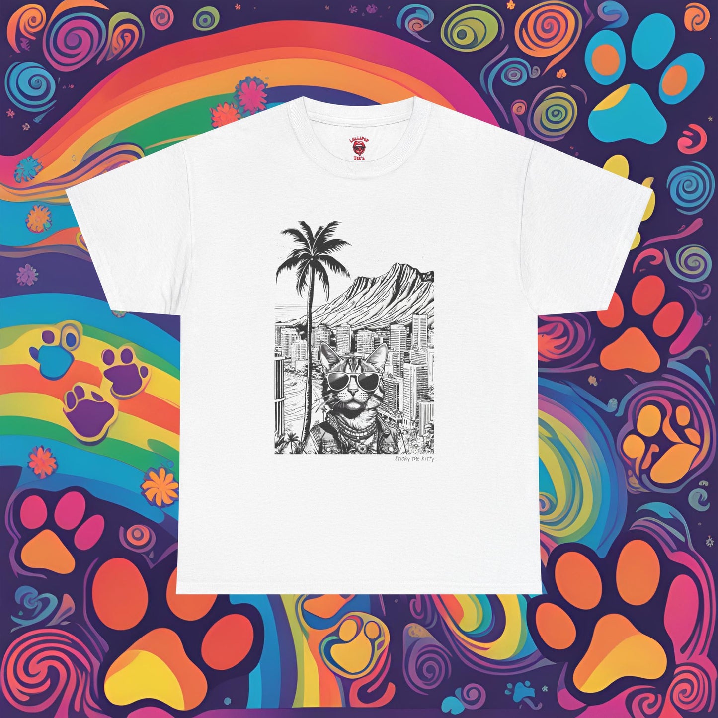 World Traveler Sticky Honolulu - Ultra Cotton Super Comfy Tee