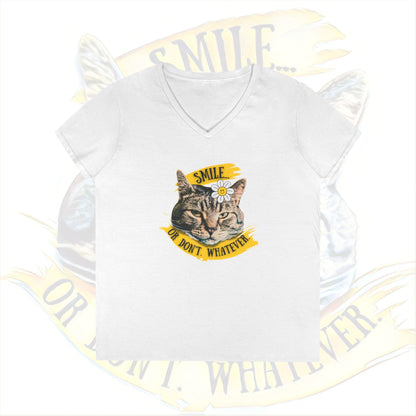 Smile - Or Don't - Women's V-Neck