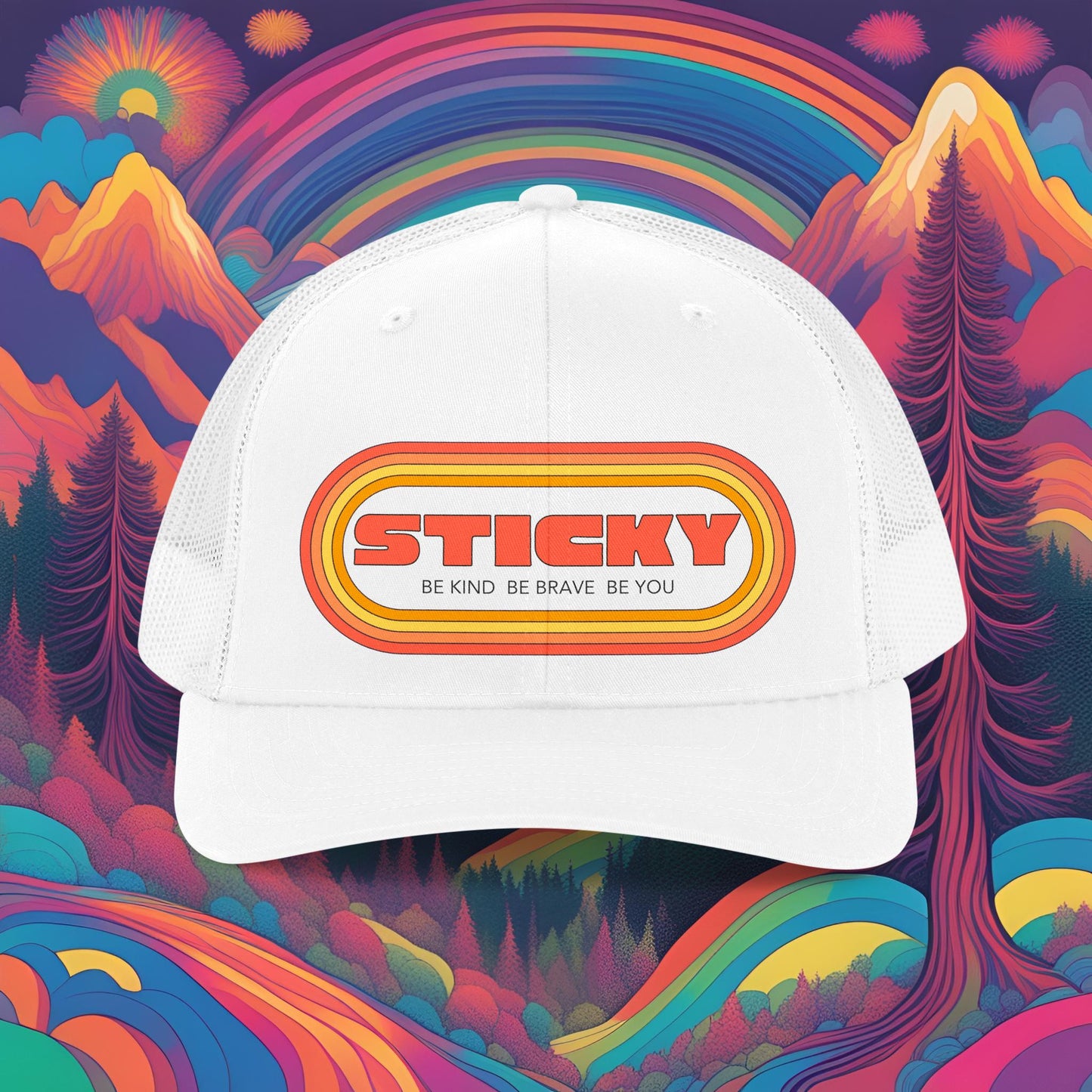 Trucker Retro Sticky Hat