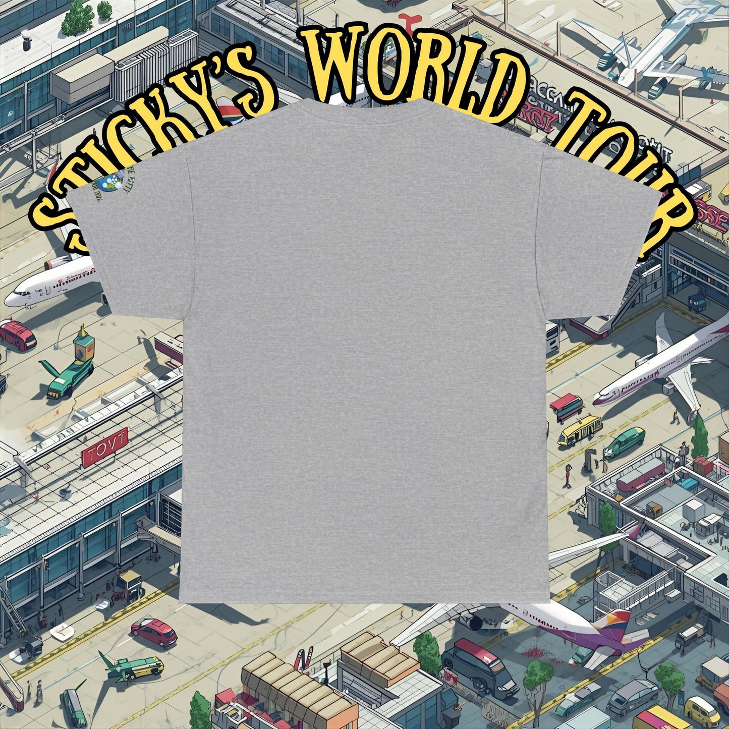 Sticky the Kitty World Tour 2026 Bubble Car T‑Shirt