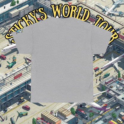 Sticky the Kitty World Tour 2026 Bubble Car T‑Shirt