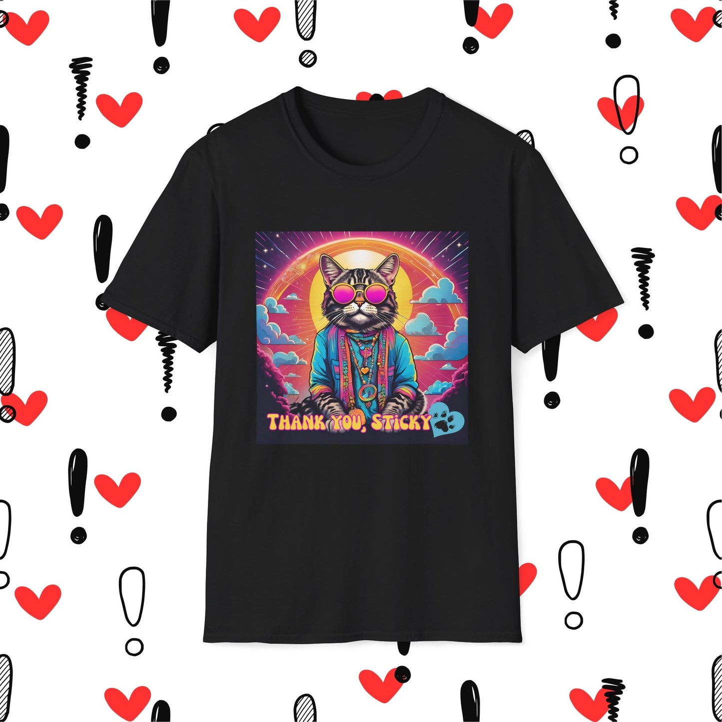 Thank You Sticky - Graphic T-Shirt - Unisex Softstyle Tee
