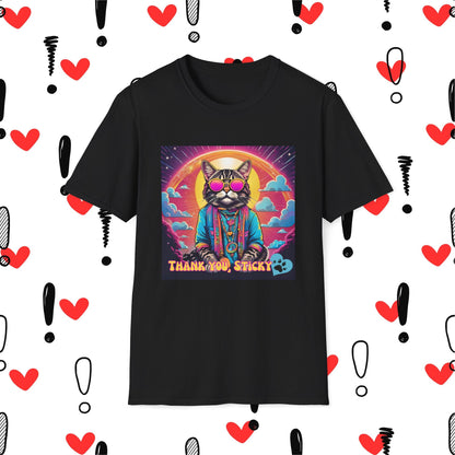 Thank You Sticky - Graphic T-Shirt - Unisex Softstyle Tee