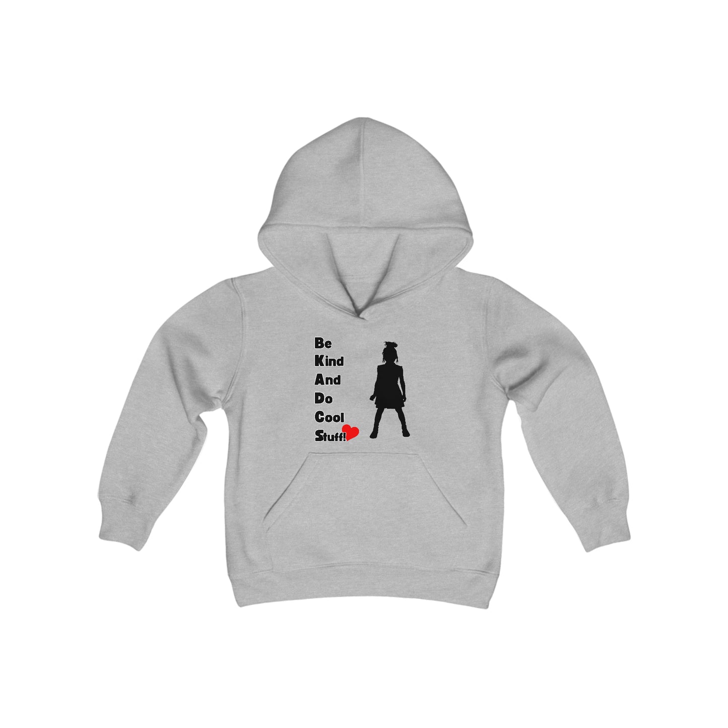 BKADCS GIRL POWER! Youth Heavy Blend Hooded Sweatshirt