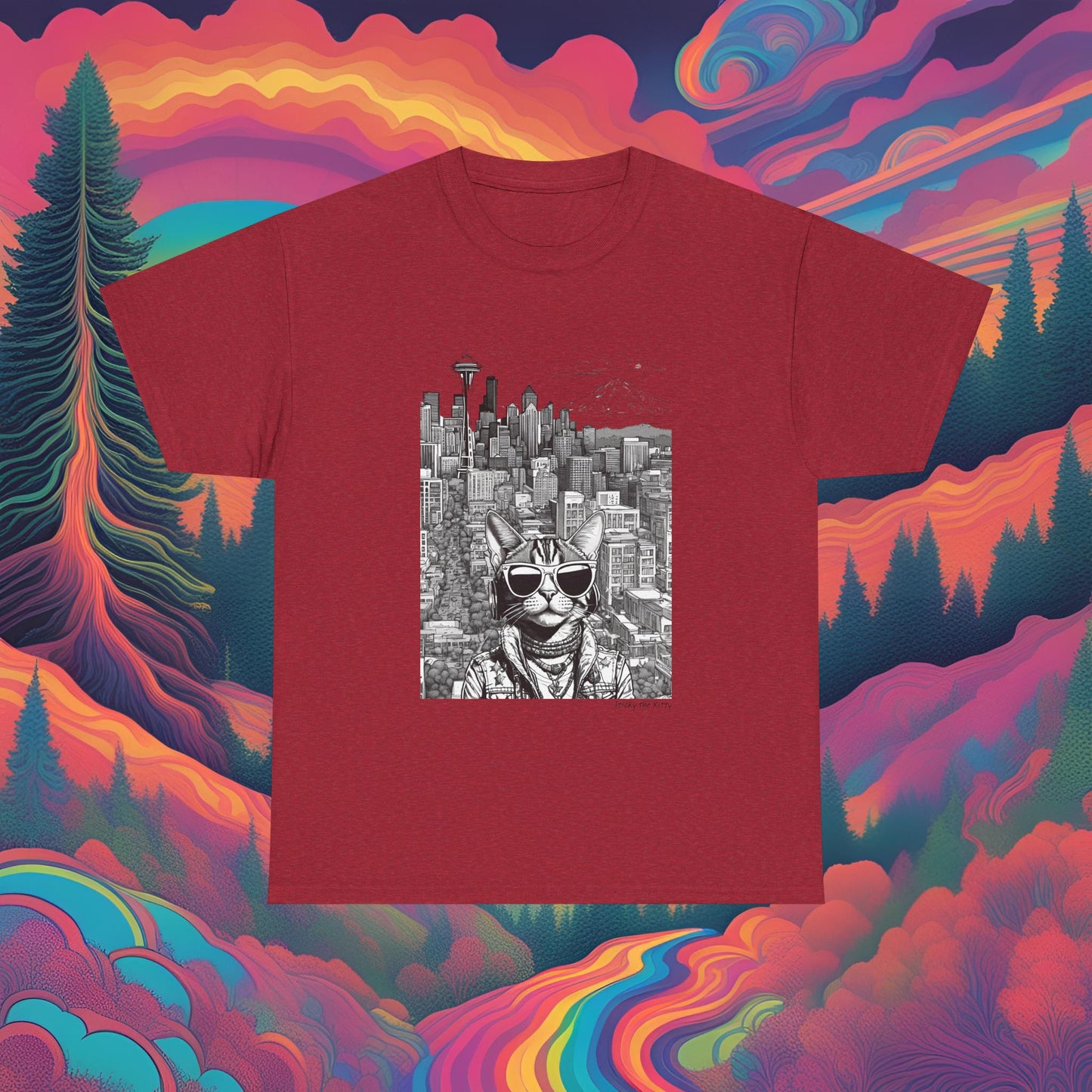 Sticky's World Tour Seattle Adult Size!  - Ultra Cotton Super Comfy Tee
