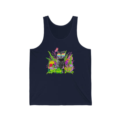 Painted Jungle Sticky Unisex Jersey Tank