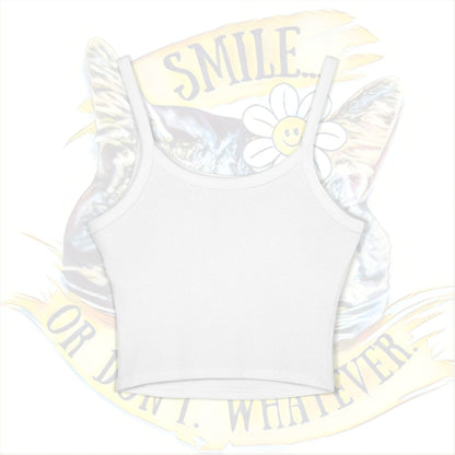 Smile, Or Don't - Women's Spaghetti Strap Tank