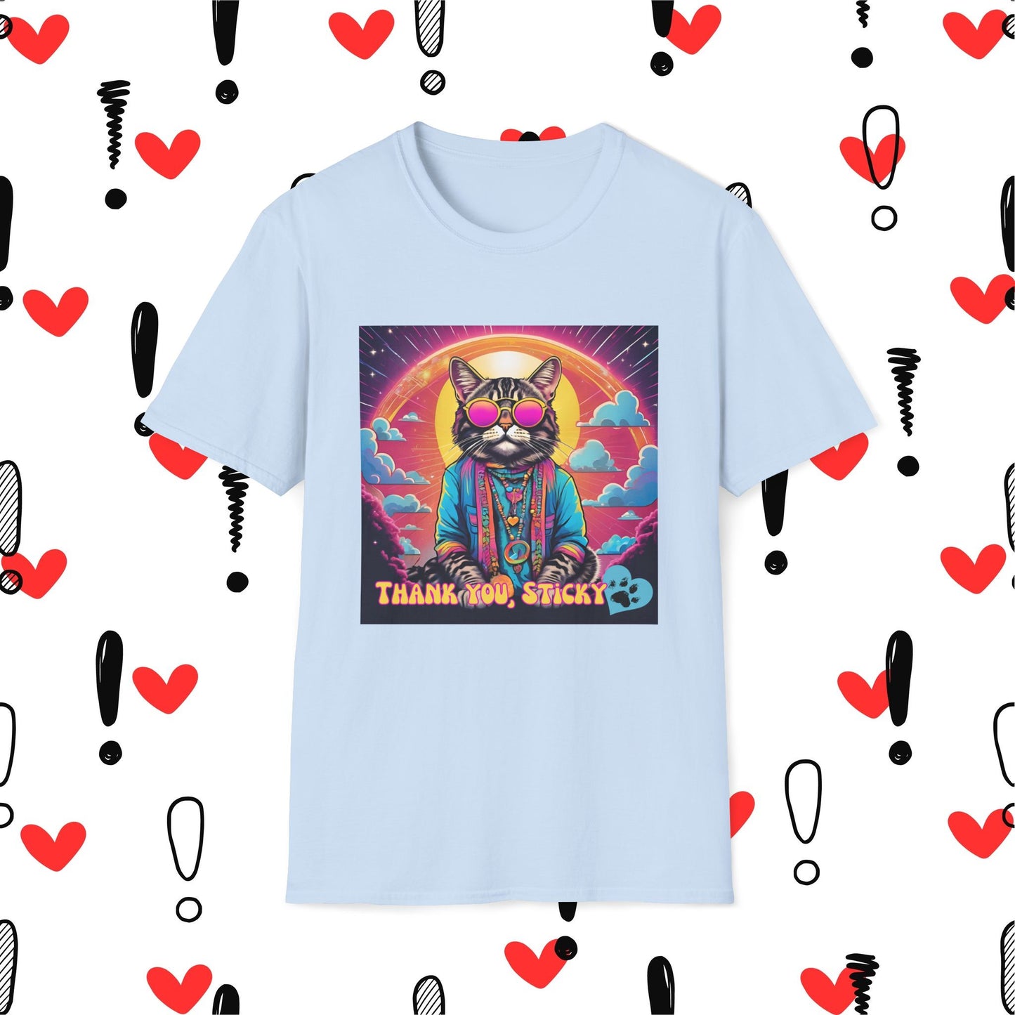 Thank You Sticky - Graphic T-Shirt - Unisex Softstyle Tee