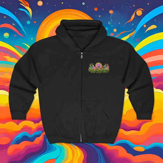 Sticky in Bloom - SUPER COMFY Full Zip Hoodie