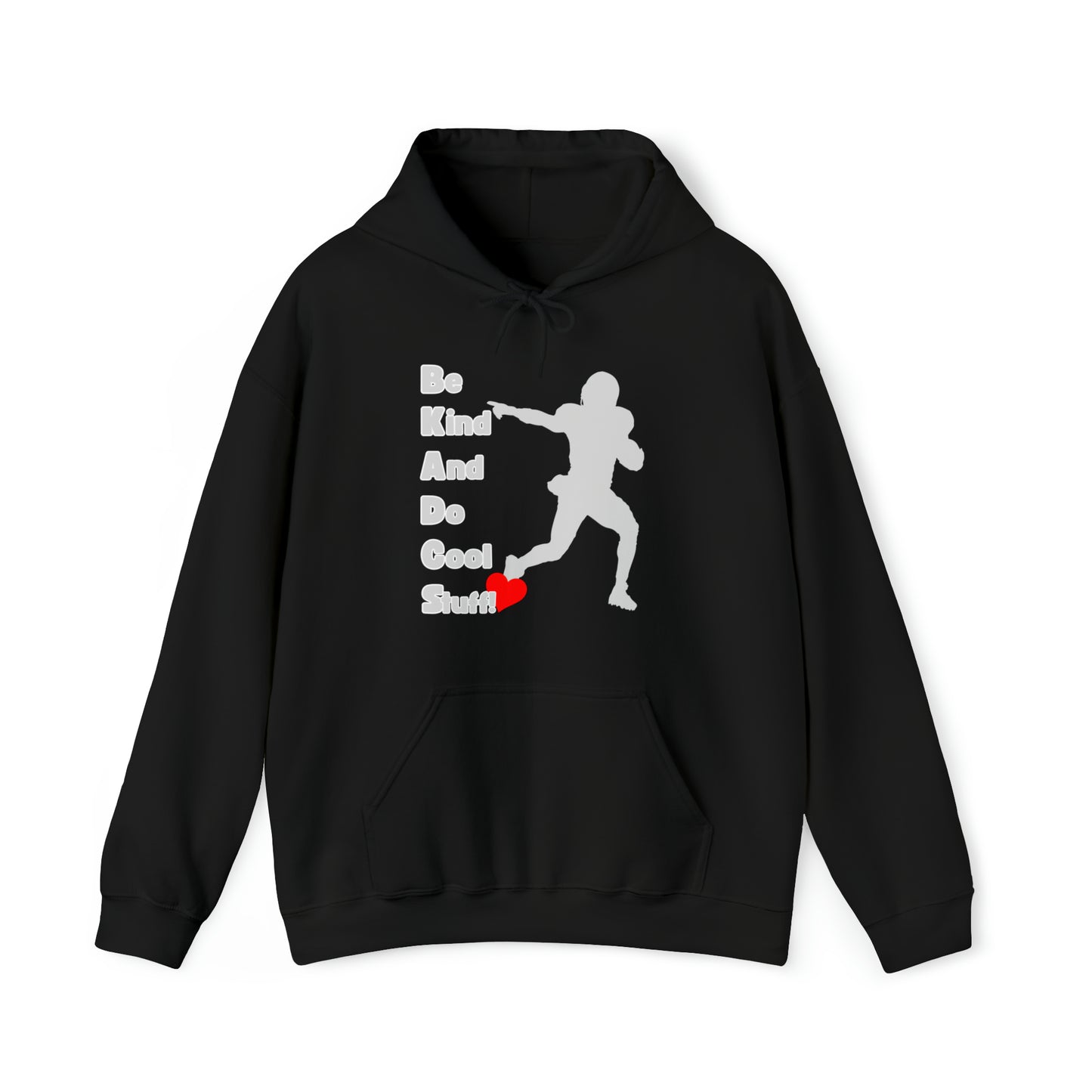 Be Kind And Do Cool Stuff - Football - Unisex Heavy Blend™ Hooded Sweatshirt