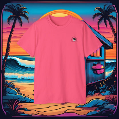 EST 2018 — Retro Surf Graphic Cotton Shirt