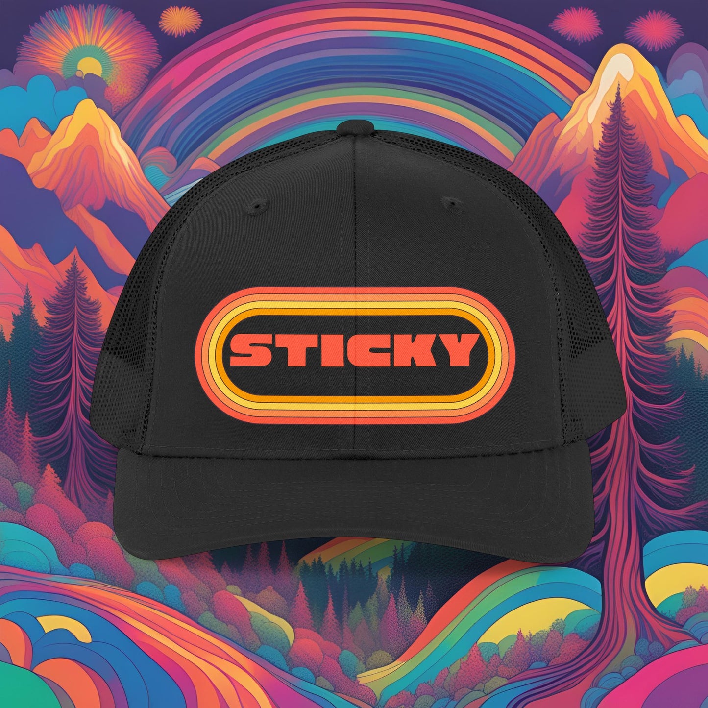 Trucker Retro Sticky Hat