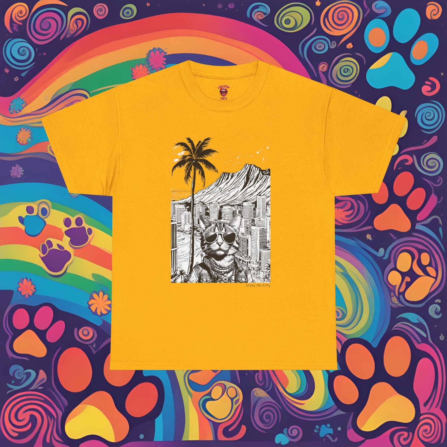 World Traveler Sticky Honolulu - Ultra Cotton Super Comfy Tee