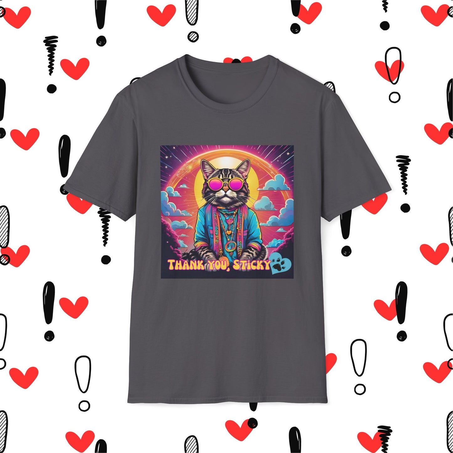 Thank You Sticky - Graphic T-Shirt - Unisex Softstyle Tee
