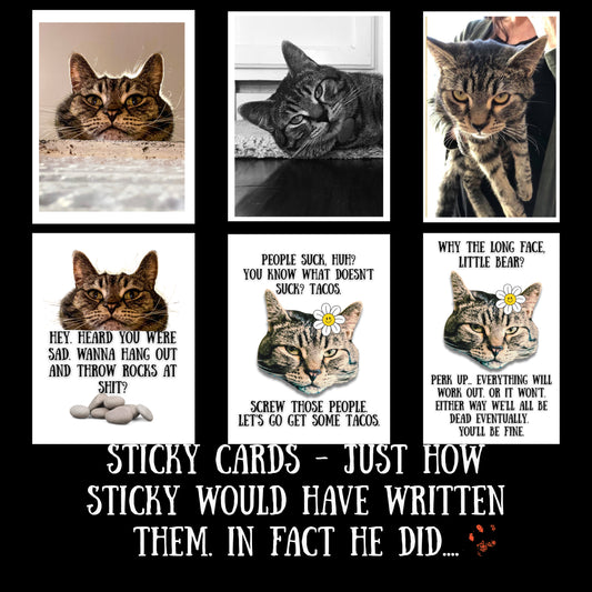 Sticky Greeting Cards - perk up set