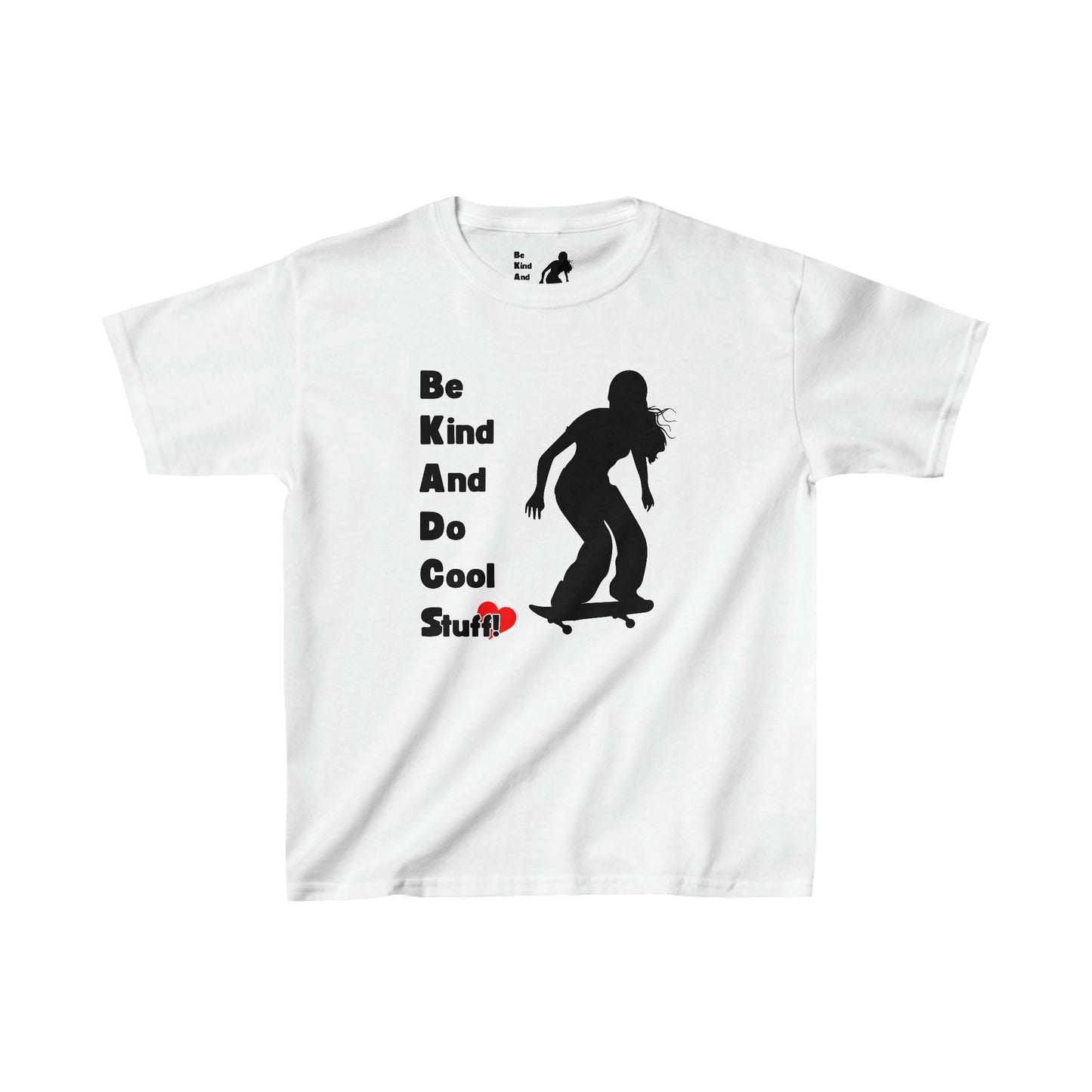 BKADCS Skater Girl Kids Heavy Cotton™ Tee