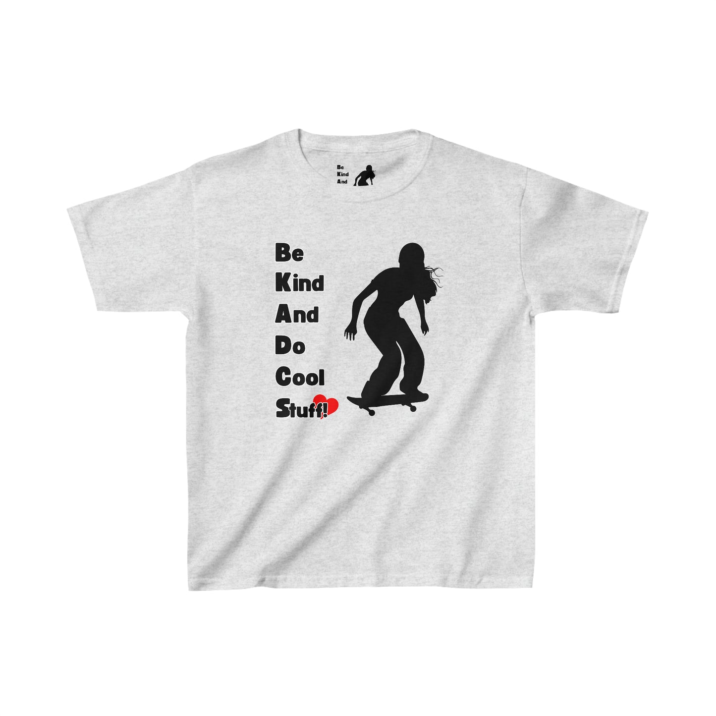 BKADCS Skater Girl Kids Heavy Cotton™ Tee