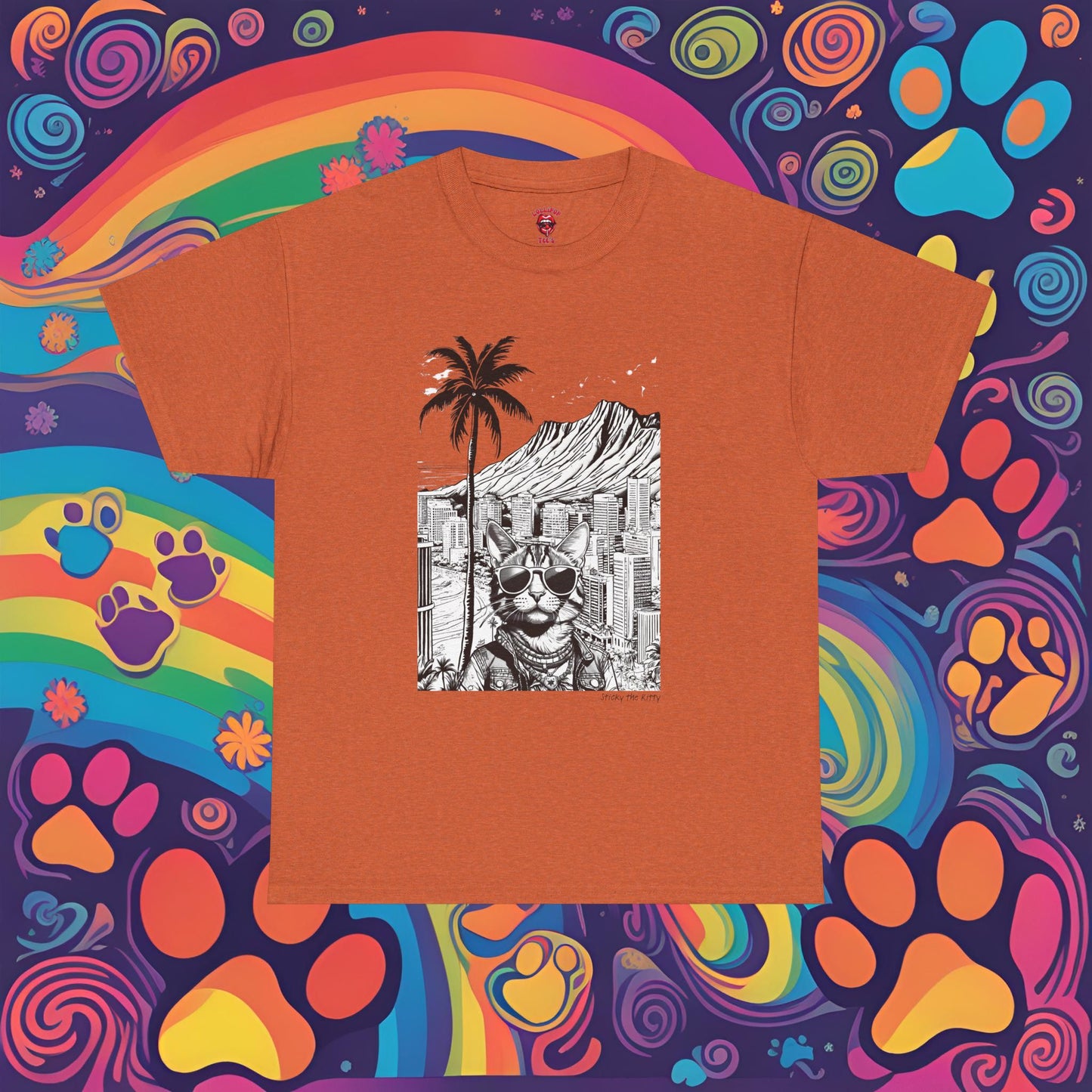 World Traveler Sticky Honolulu - Ultra Cotton Super Comfy Tee