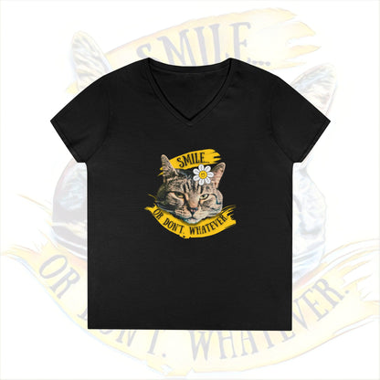 Smile - Or Don't - Women's V-Neck