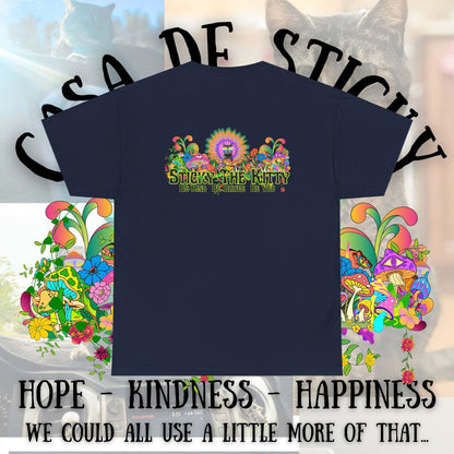 👇  🌈 Sticky the Kitty “Be Kind. Be Brave. Be You.” Tee