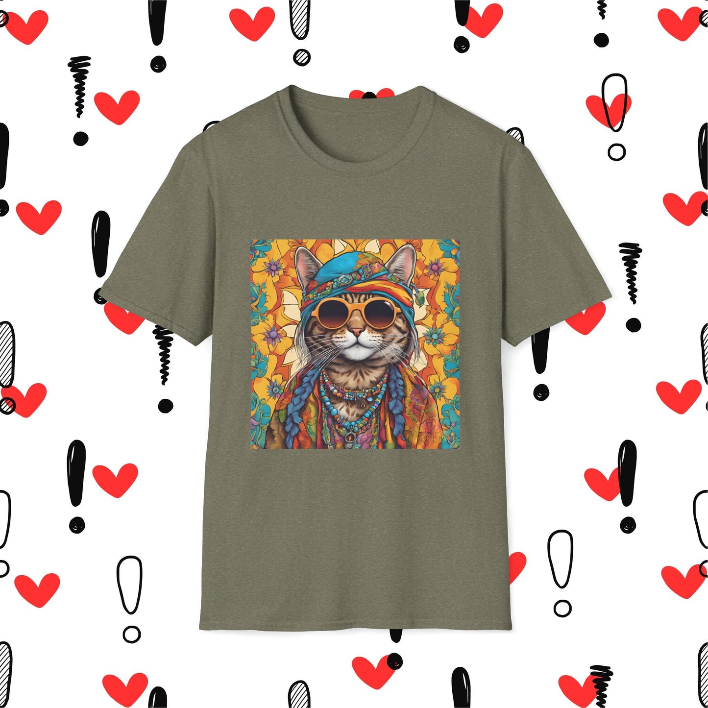 I Love You, Sticky Super comfy Cotton T-Shirt - Unisex Softstyle Tee