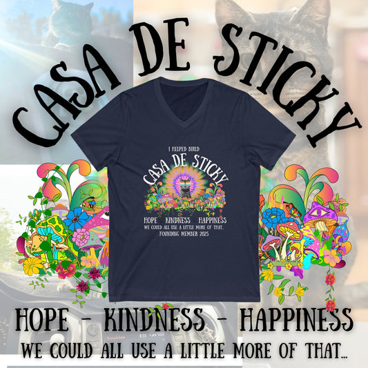 🐾 Casa de Sticky Founding Member V-Neck
