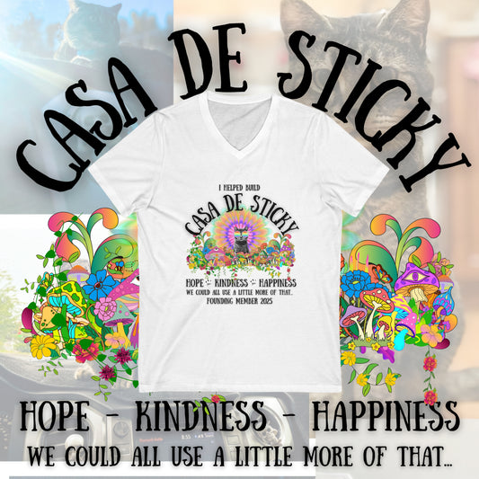 🐾 Casa de Sticky Founding Member V-Neck