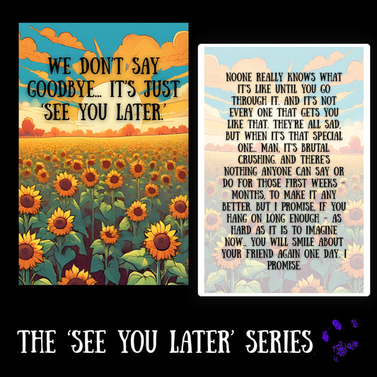 We Don’t Say Goodbye - Hang On Card