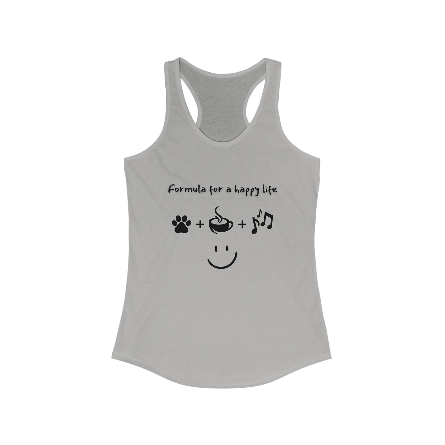 Happy Formula - Super Soft Women's Ideal Racerback Tank