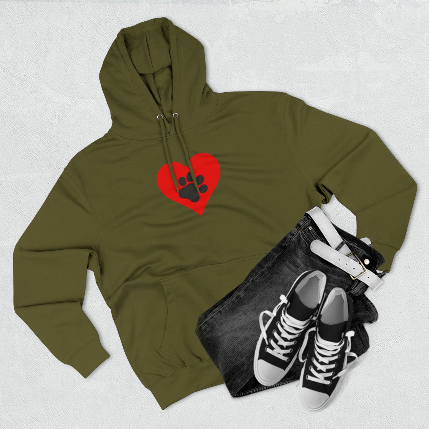 Just A Heart Unisex Super Soft Pullover Hoodie