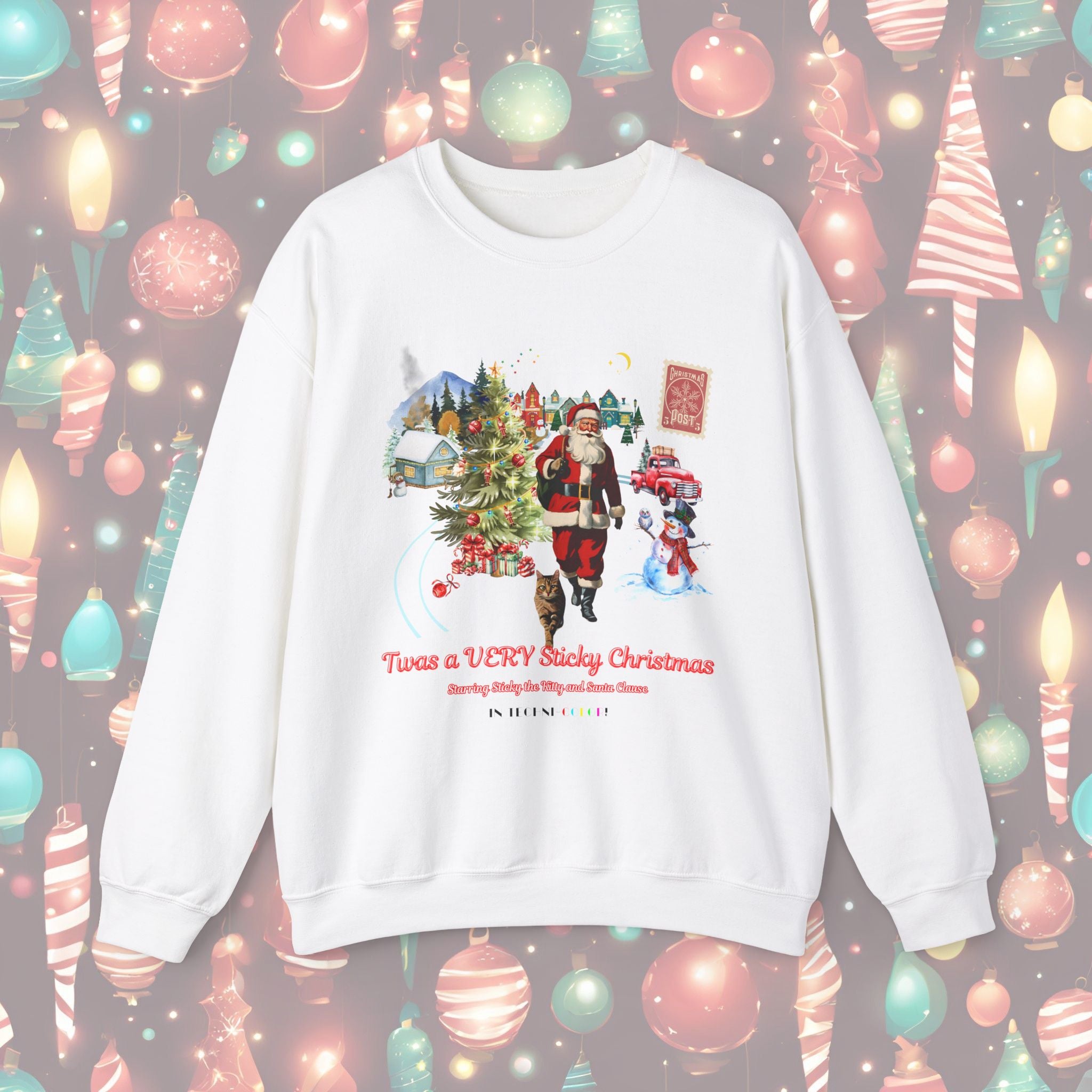 Twas a VERY Sticky Christmas Sweatshirt | Unisex Holiday Crewneck