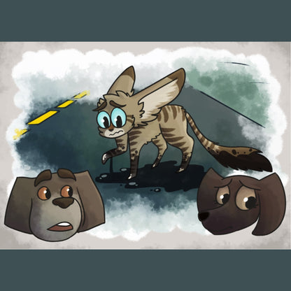 Sticky the Kitty Series #2 &3 - Sadie or Daphne 9x6 Hardcovers