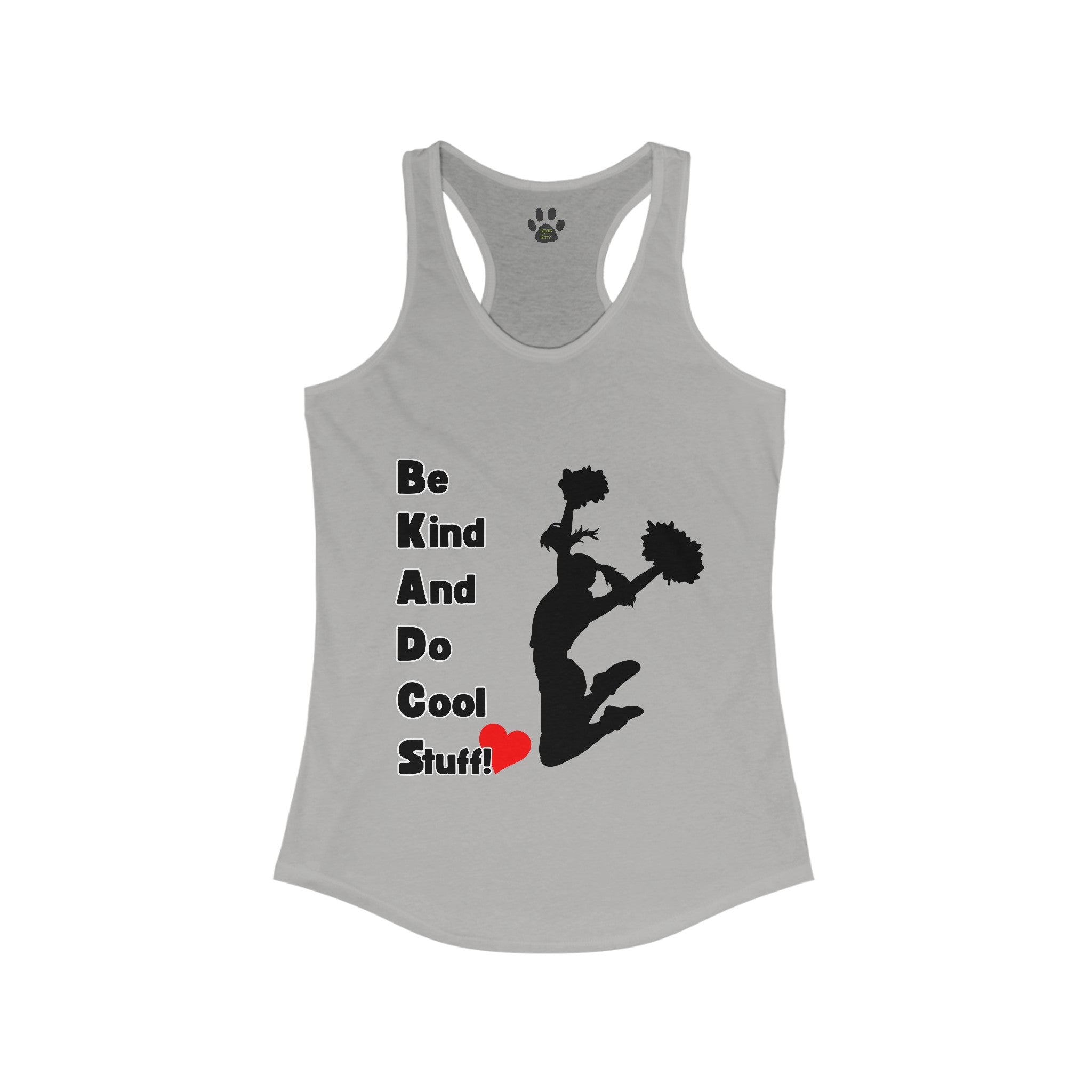 Be Kind and Do Cool Stuff - Cheerleading - Racerback Tank