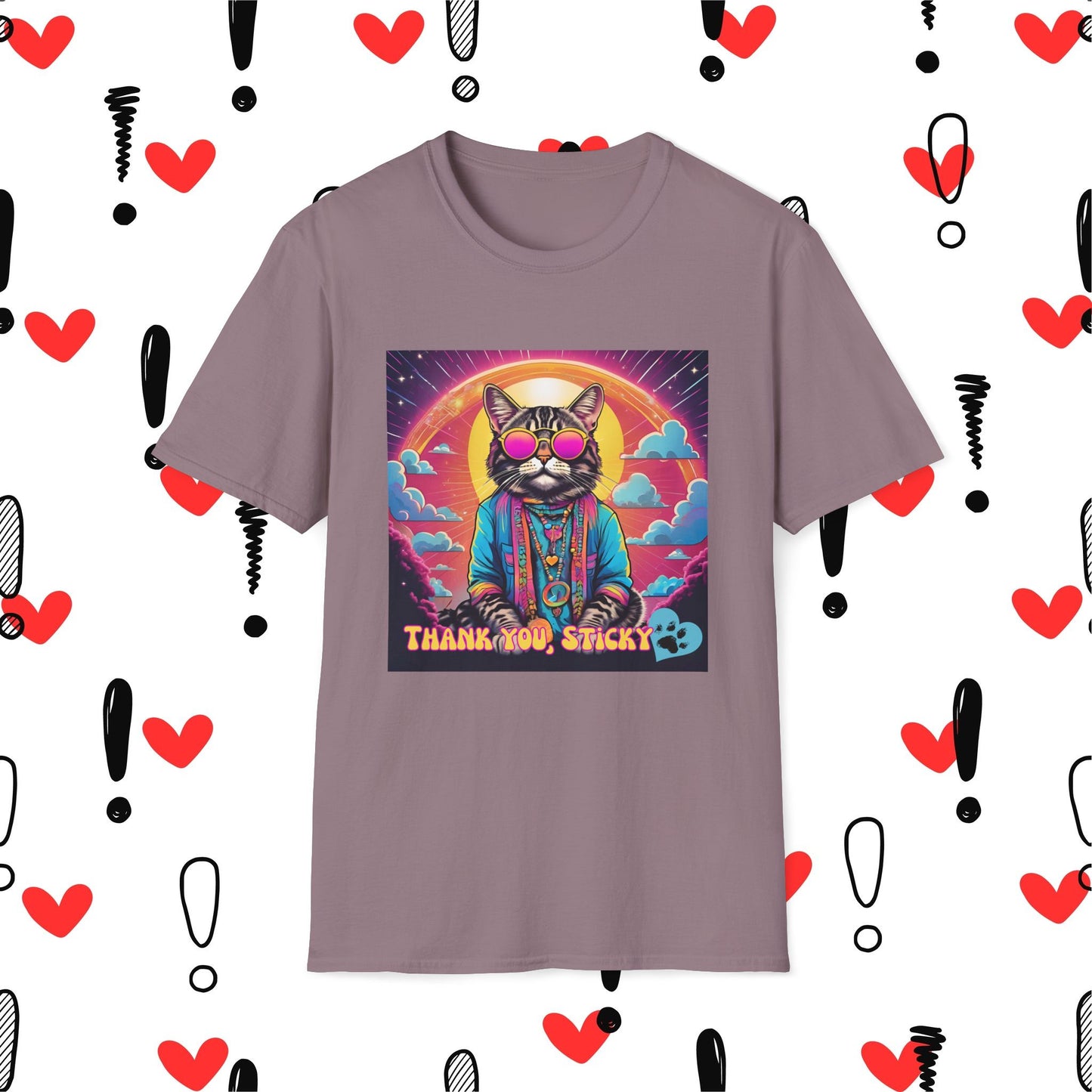 Thank You Sticky - Graphic T-Shirt - Unisex Softstyle Tee