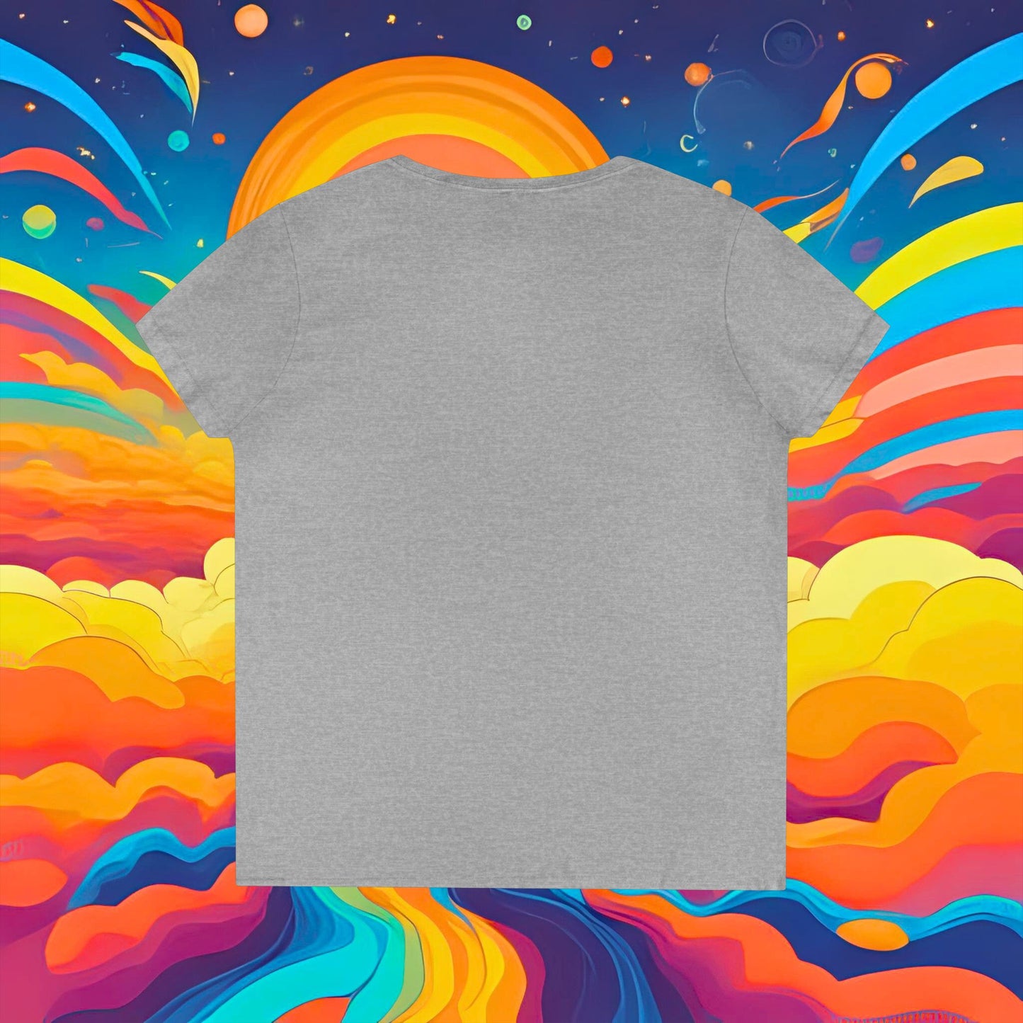 Ladies' V-Neck T-Shirt — "Sticky the Kitty" World Tour 2026 Graphic Tee