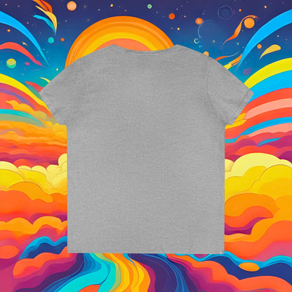 Ladies' V-Neck T-Shirt — "Sticky the Kitty" World Tour 2026 Graphic Tee