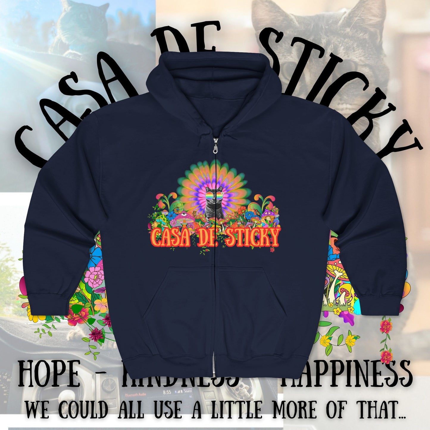 🐾 Casa de Sticky Founding Hoodie