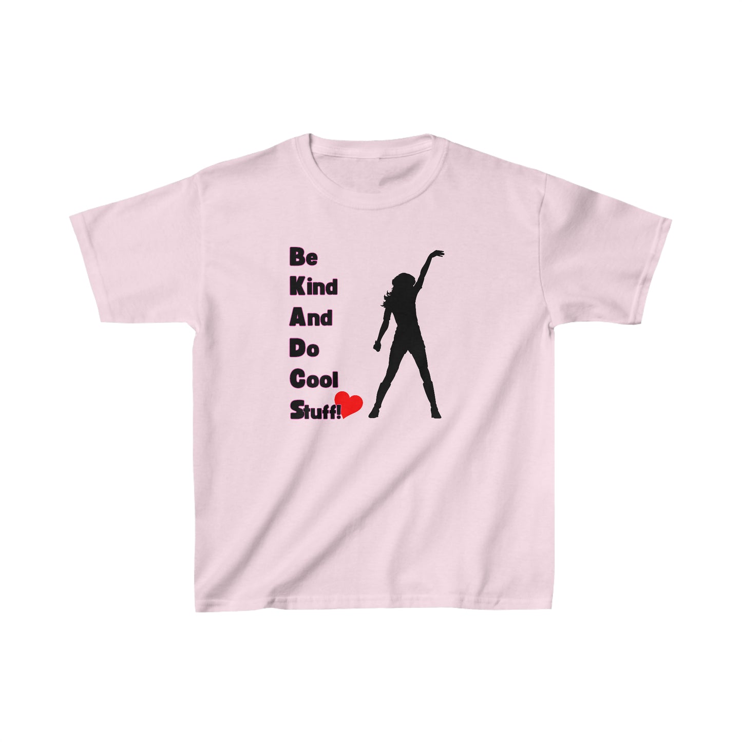 Be Kind And Do Cool Stuff - Cool Girl - Kids Heavy Cotton™ Tee