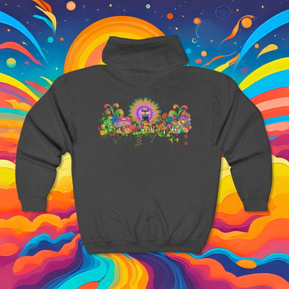 Sticky in Bloom - SUPER COMFY Full Zip Hoodie
