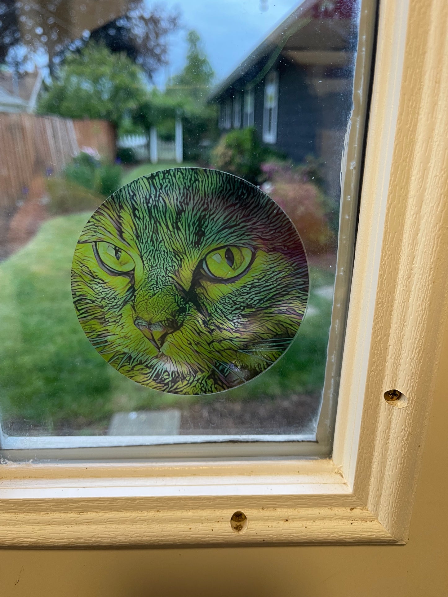 Sunset Sticky – 6” Clear Sun Catcher Sticker