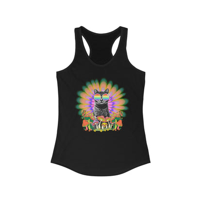 Psychedelic Sticky Version Uno Women's Ideal Racerback Tank