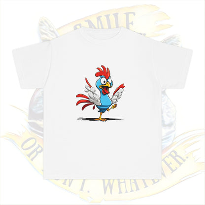 Crazy Chicken!  Youth Midweight Tee, Kid's T-Shirt, Cute Animal Shirt, Gift for Kids, Birthday Outfit, Playful Graphic Tee