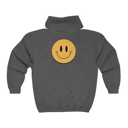 Are You Being Nice - Peace Sign Unisex Heavy Blend™ Full Zip Hooded Sweatshirt
