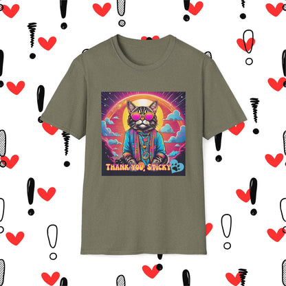 Thank You Sticky - Graphic T-Shirt - Unisex Softstyle Tee