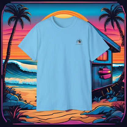 EST 2018 — Retro Surf Graphic Cotton Shirt