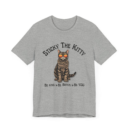 Stick-man Be Kind, Be  Brave, Be YOU - Super Soft Unisex Jersey Short Sleeve Tee