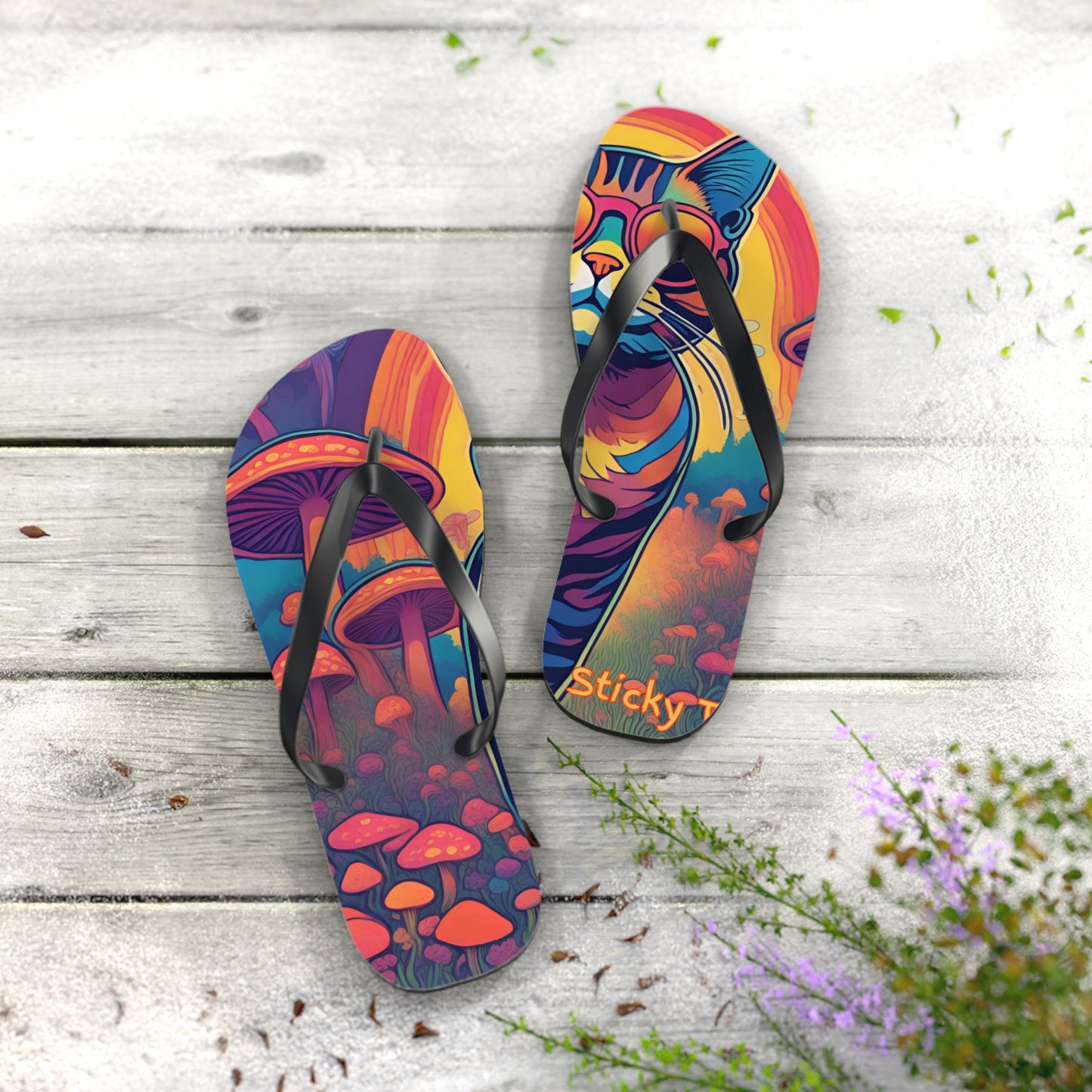 Psychedelic Sticky - Flip Flops